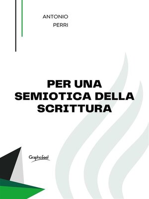 cover image of Per una semiotica della scrittura